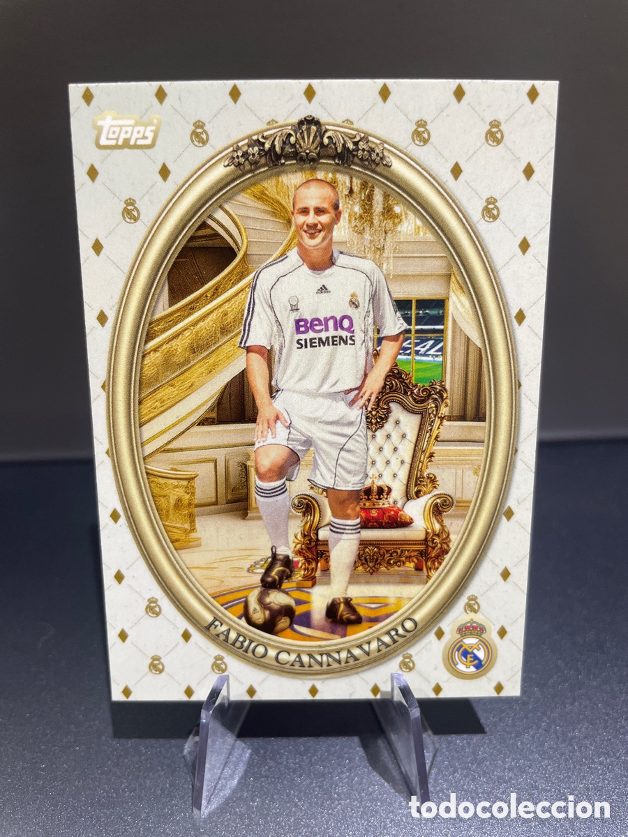 Figurine di Calcio: Cannavaro 49 King Topps Team Set Real Madrid 2025-26