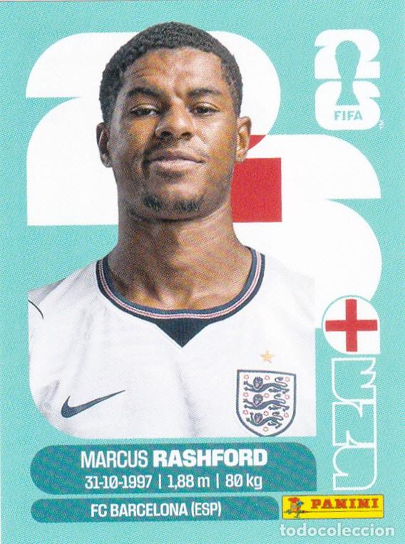 Cromos de F&uacute;tbol: FIFA WORLD CUP 2026 * RASHFORD N&ordm; 19 * INGLATERRA - NUEVO DE SOBRE (A-18)
