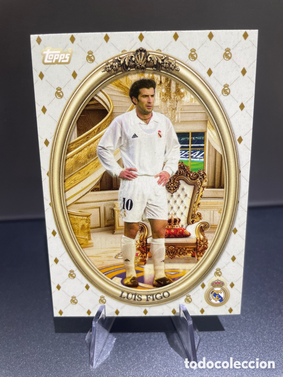 Football Stickers: Luis Figo 47 King Topps Team Set Real Madrid 2025-26