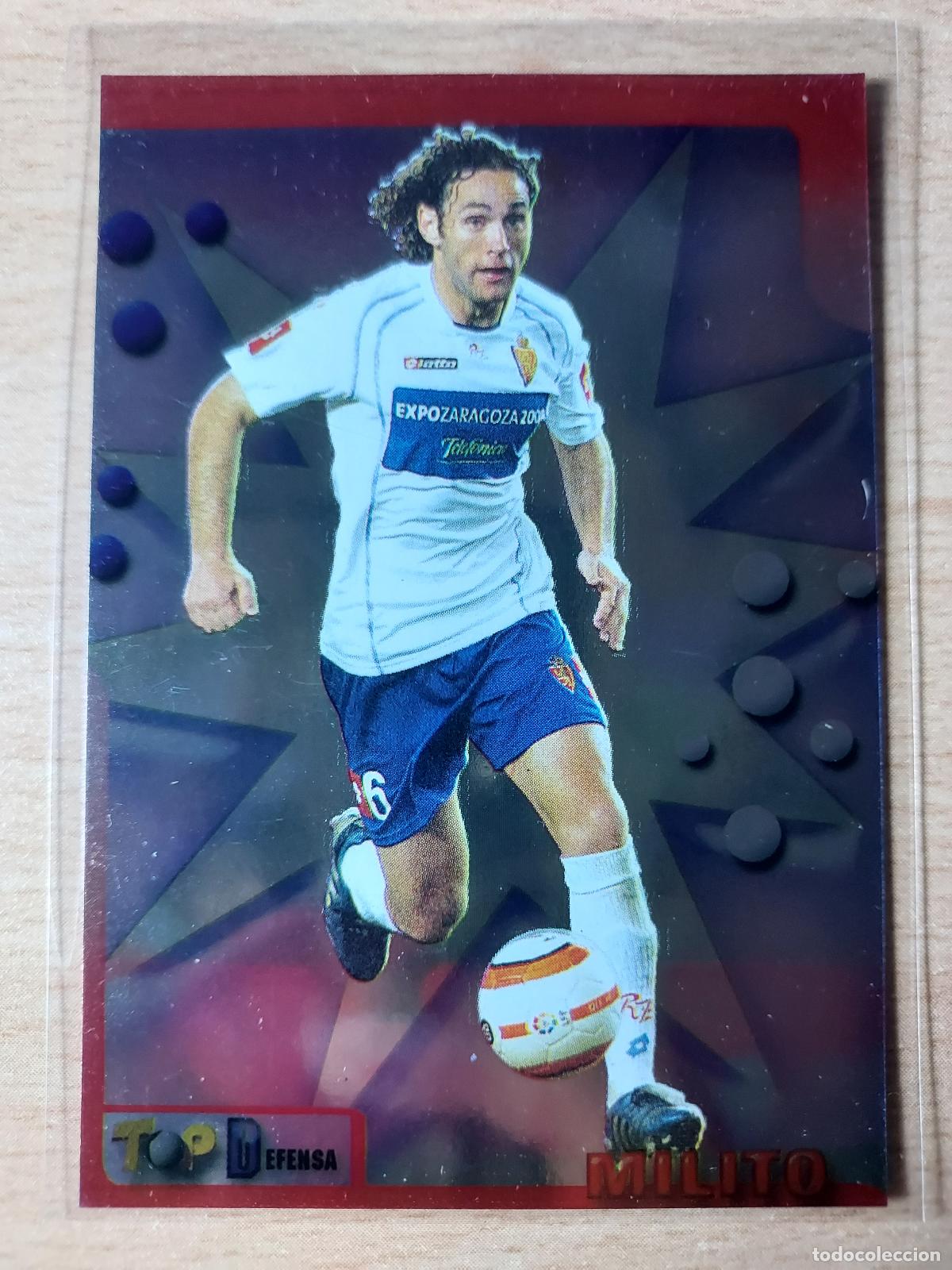 Cartes &agrave; collectionner de Football: 2005-2006 - 66 MILITO - REAL ZARAGOZA - MUNDICROMO TOP LIGA