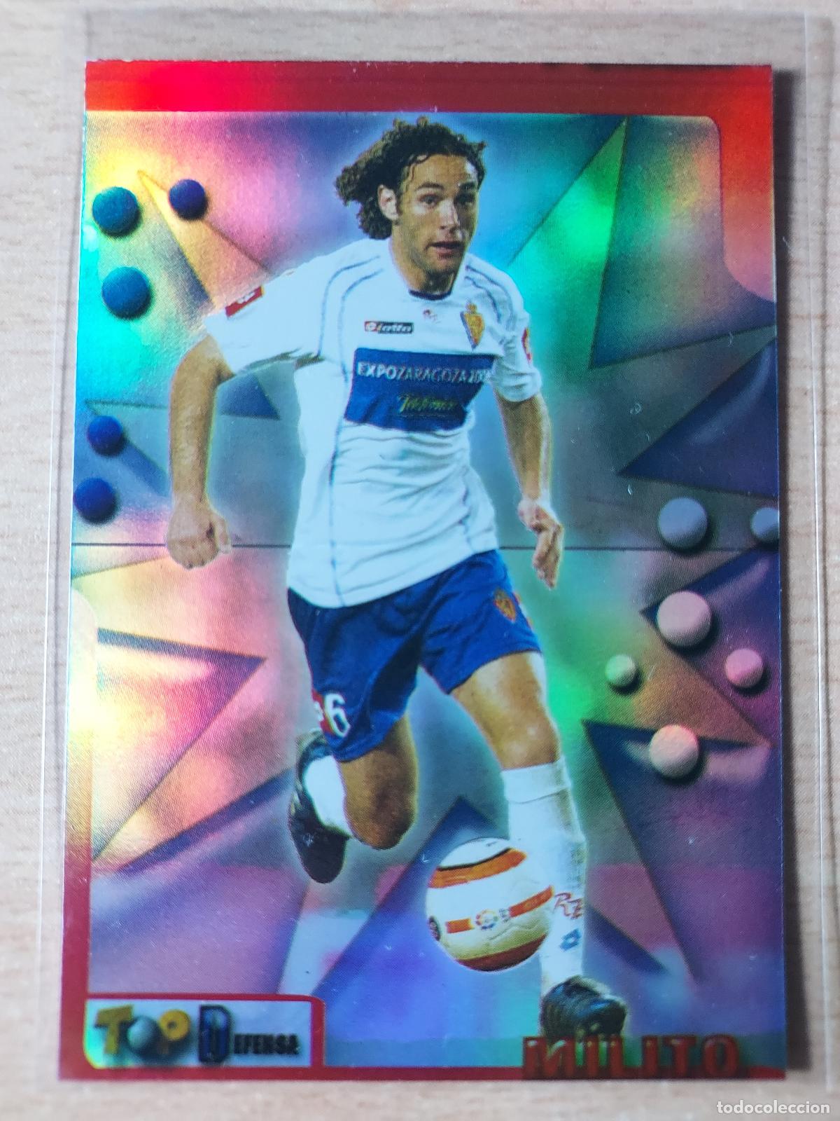 Cartes &agrave; collectionner de Football: 2005-2006 - 66 MILITO - REAL ZARAGOZA - MUNDICROMO TOP LIGA