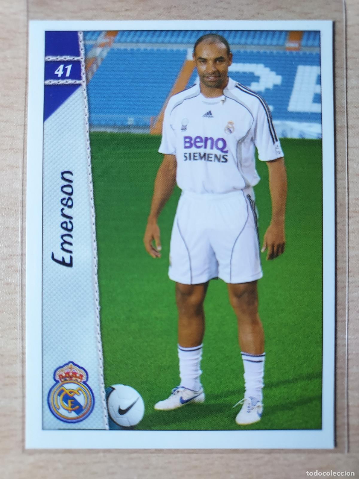 Cromos de F&uacute;tbol: 2006-2007 - 41 EMERSON - REAL MADRID - MUNDICROMO
