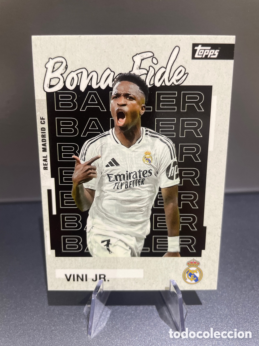 Cromos de F&uacute;tbol: Vini Jr 25 Bona Fide Topps Team Set Real Madrid 2025-26