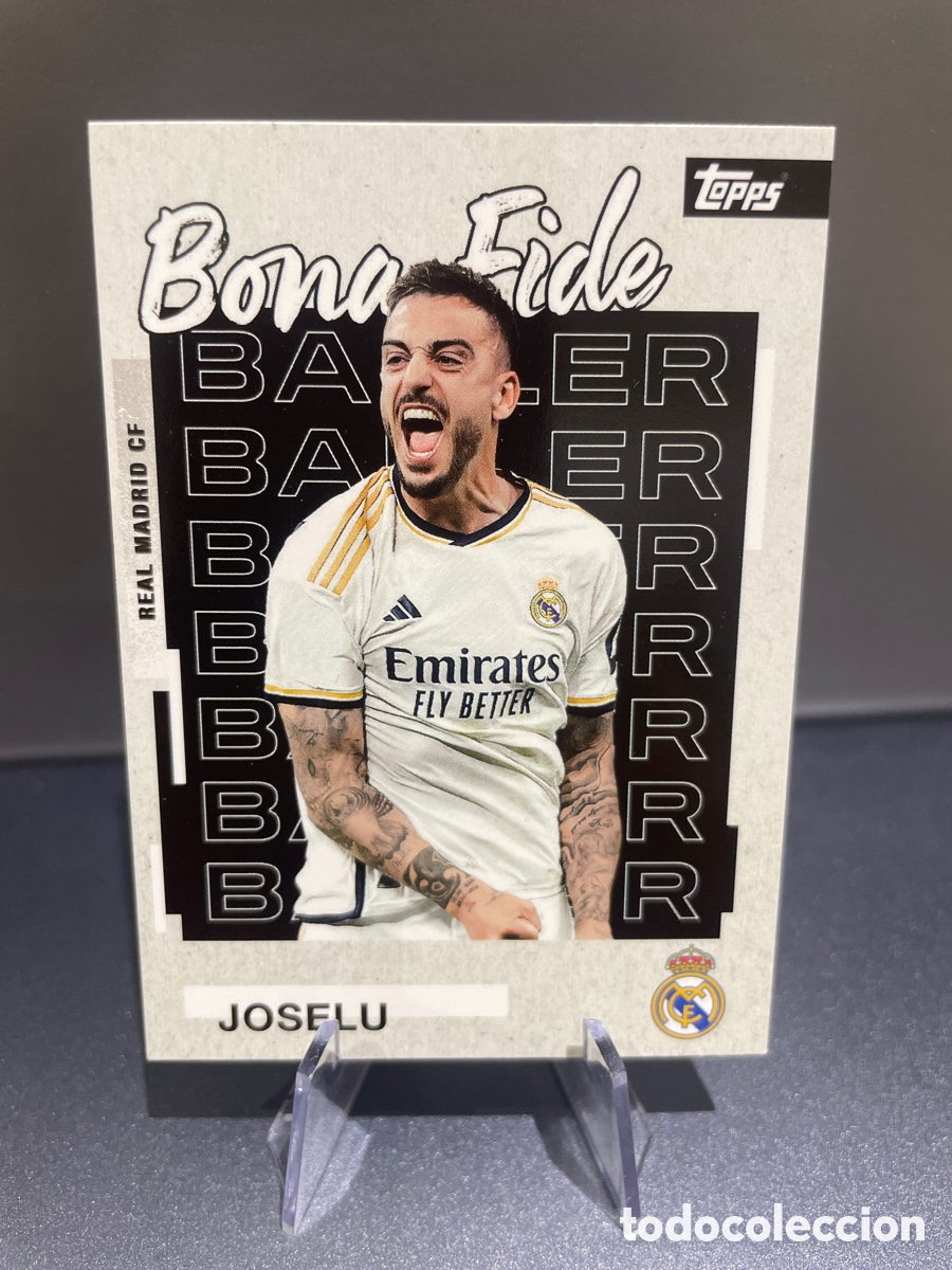 Cromos de F&uacute;tbol: Joselu 24 Bona Fide Topps Team Set Real Madrid 2025-26