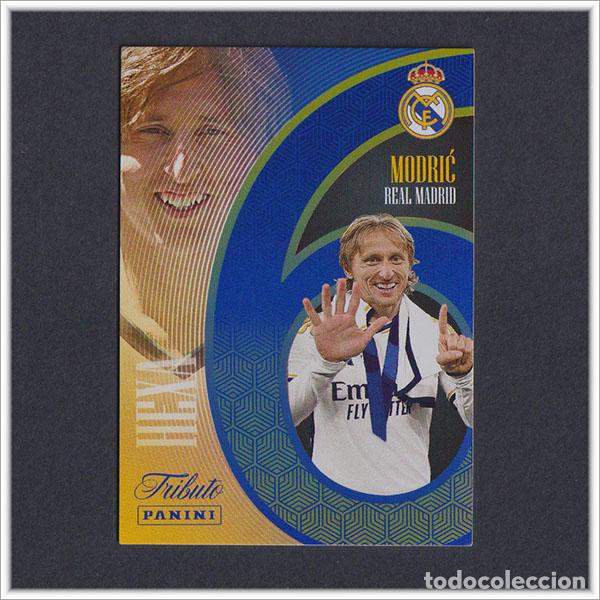 Cromos de F&uacute;tbol: TRIBUTO REAL MADRID 2023 2024 23 24 PANINI MODRIC H3 HEXA CHAMPIONS LEAGUE COLECCI&Oacute;N - NO MEGACRACKS
