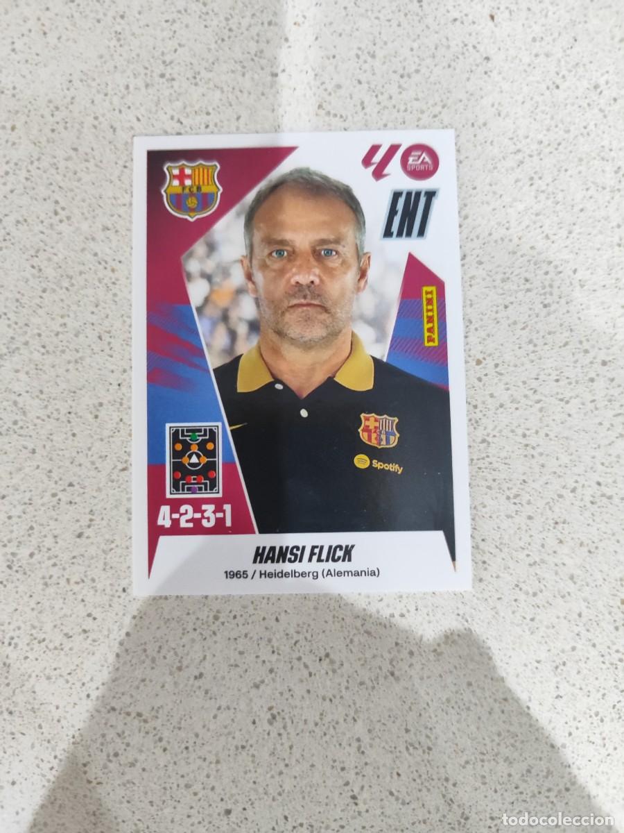 Cromos de F&uacute;tbol: CROMO N&Uacute;MERO 2 HANSI FLICK FC BARCELONA. LIGA ESTE 25/26.