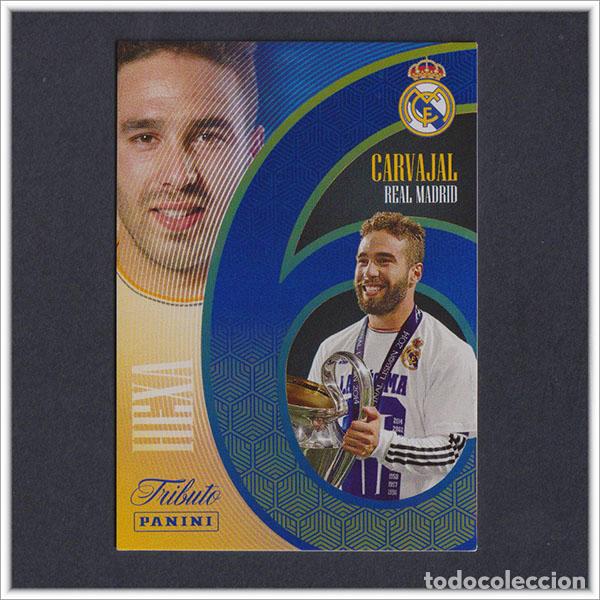 Cromos de F&uacute;tbol: TRIBUTO REAL MADRID 2023 2024 23 24 PANINI CARVAJAL H1 HEXA CHAMPIONS LEAGUE ALBUM - NO MEGACRACKS