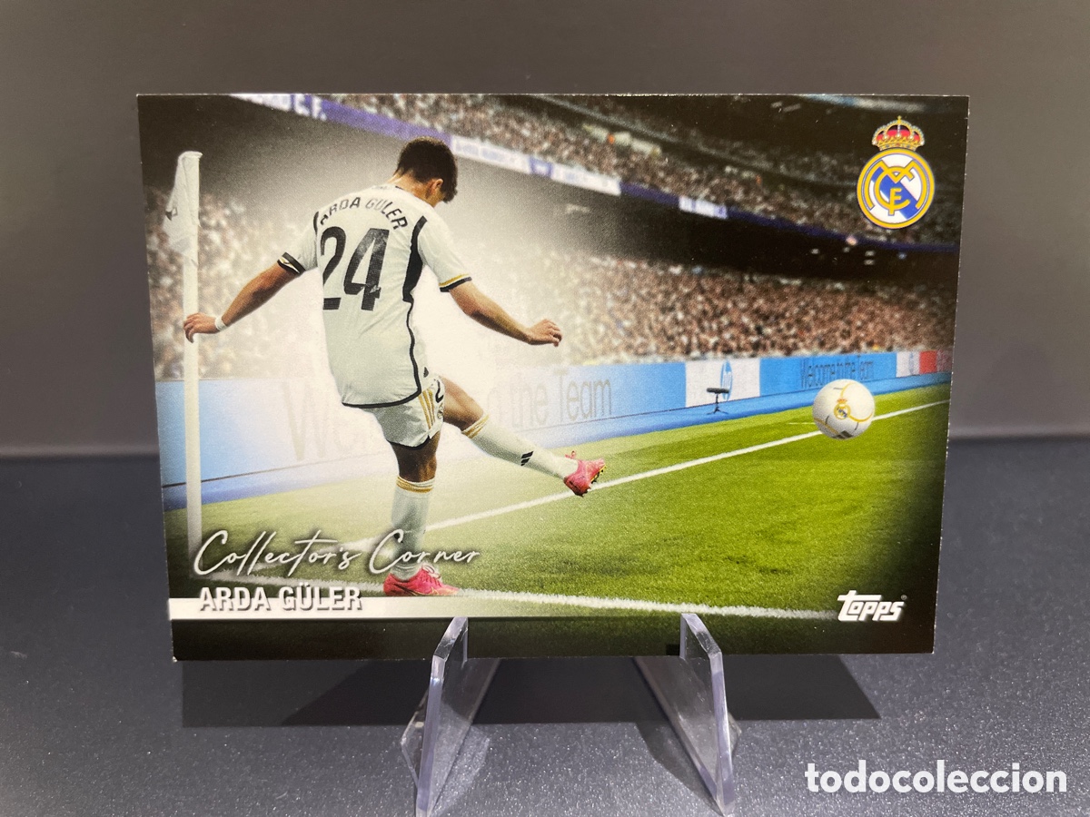Cromos de F&uacute;tbol: Arda Guler 38 Collector&rsquo;s Corner Topps Team Set Real Madrid 2025-26