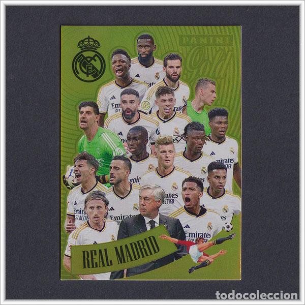 Cromos de F&uacute;tbol: TRIBUTO REAL MADRID 2023 2024 23 24 PANINI KROOS MODRIC VINICIUS 50 GOLD COLECCI&Oacute;N - NO MEGACRACKS