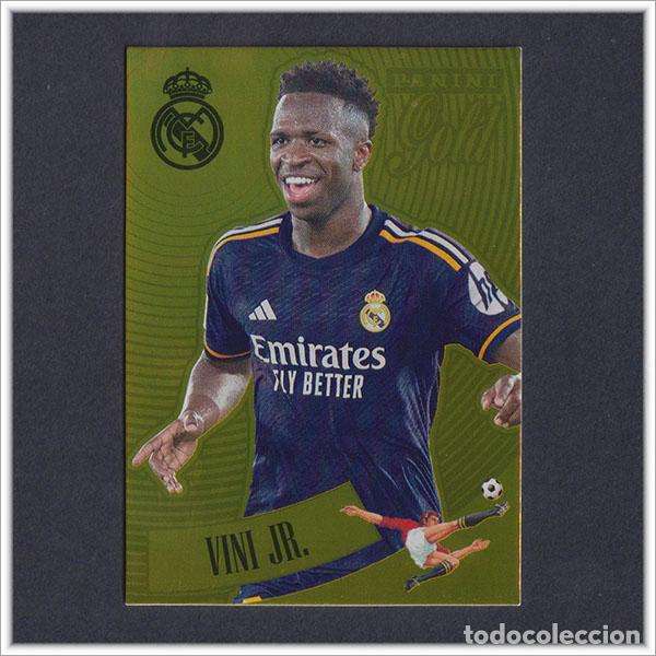 Cromos de F&uacute;tbol: TRIBUTO REAL MADRID 2023 2024 23 24 PANINI VINICIUS 49 GOLD COLECCI&Oacute;N ALBUM - NO MEGACRACKS