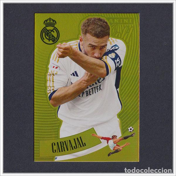 Cromos de F&uacute;tbol: TRIBUTO REAL MADRID 2023 2024 23 24 PANINI CARVAJAL 48 GOLD COLECCI&Oacute;N ALBUM - NO MEGACRACKS