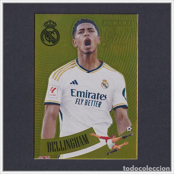 Cromos de F&uacute;tbol: TRIBUTO REAL MADRID 2023 2024 23 24 PANINI JUDE BELLINGHAM 47 GOLD COLECCI&Oacute;N ALBUM - NO MEGACRACKS