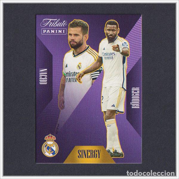 Cromos de F&uacute;tbol: TRIBUTO REAL MADRID 2023 2024 23 24 PANINI NACHO RUDIGER 44 SINERGY COLECCI&Oacute;N LIGA - NO MEGACRACKS