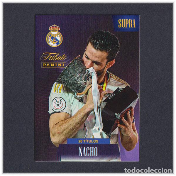 Cromos de F&uacute;tbol: TRIBUTO REAL MADRID 2023 2024 23 24 PANINI NACHO 41 SUPRA TITULOS COLECCI&Oacute;N LIGA - NO MEGACRACKS