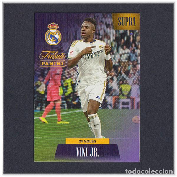 Cromos de F&uacute;tbol: TRIBUTO REAL MADRID 2023 2024 23 24 PANINI VINICIUS 39 SUPRA COLECCI&Oacute;N LIGA - NO MEGACRACKS