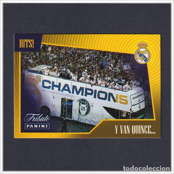Cromos de F&uacute;tbol: TRIBUTO REAL MADRID 2023 2024 23 24 PANINI 15 CHAMPIONS LEAGUE 33 COLECCI&Oacute;N LIGA - NO MEGACRACKS