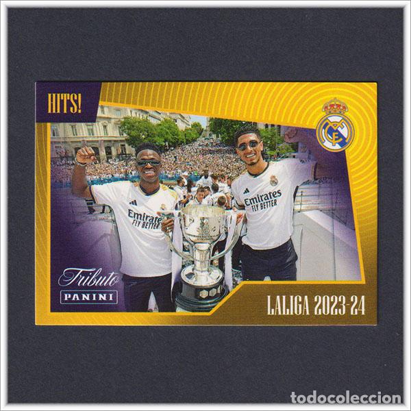 Cromos de F&uacute;tbol: TRIBUTO REAL MADRID 2023 2024 23 24 PANINI BELLINGHAM VINICIUS 32 COLECCI&Oacute;N LIGA - NO MEGACRACKS
