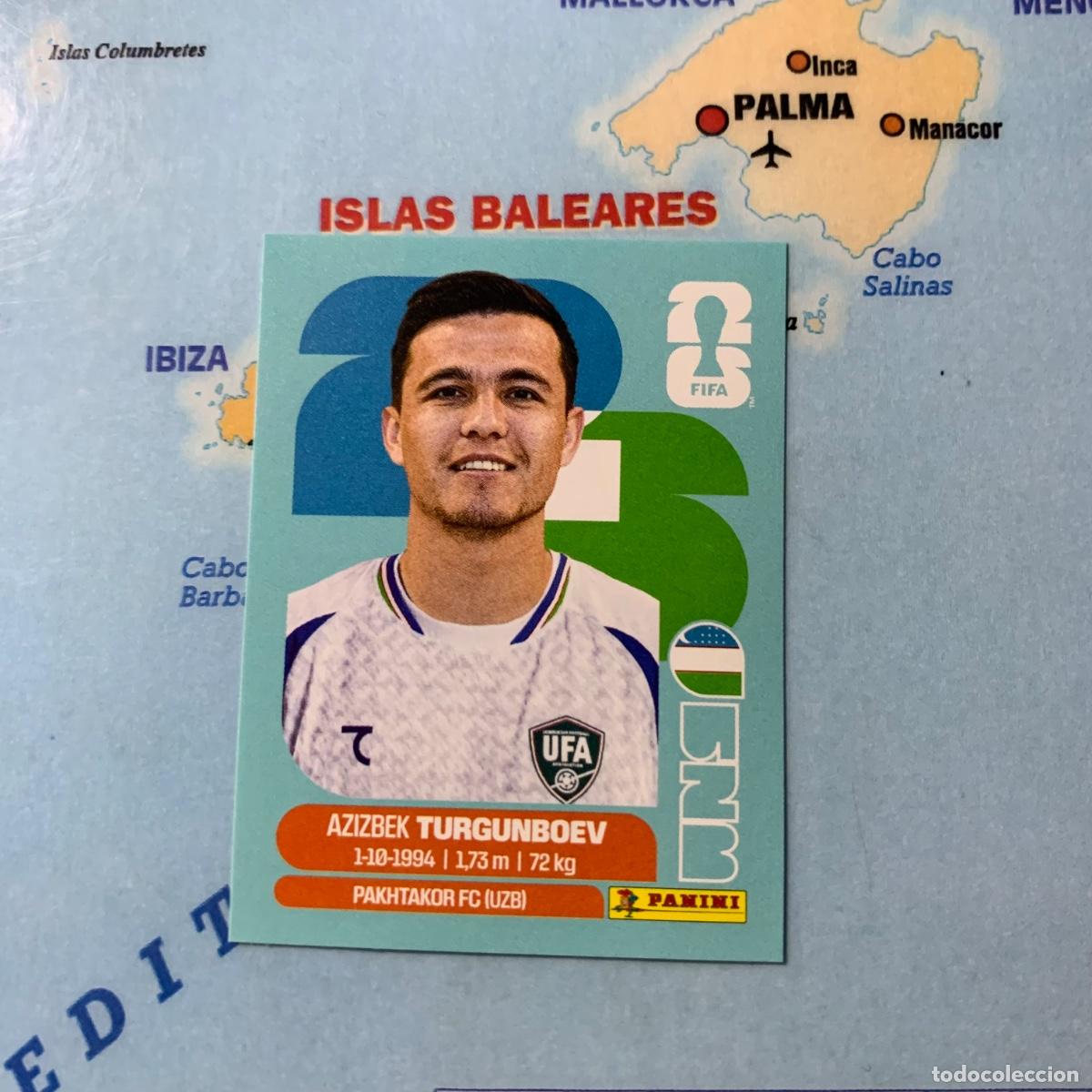 Cromos de F&uacute;tbol: Uzbekist&aacute;n n&uacute;mero 14 cromo panini Mundial Fifa World Cup 2026