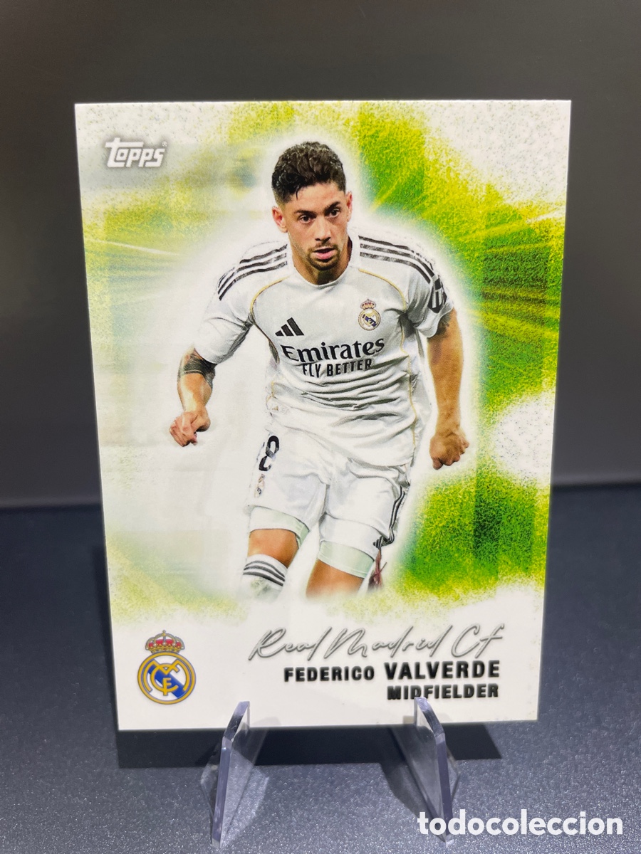 Cromos de F&uacute;tbol: Fede Valverde 34 Pitch Pursuits Topps Team Set Real Madrid 2025-26
