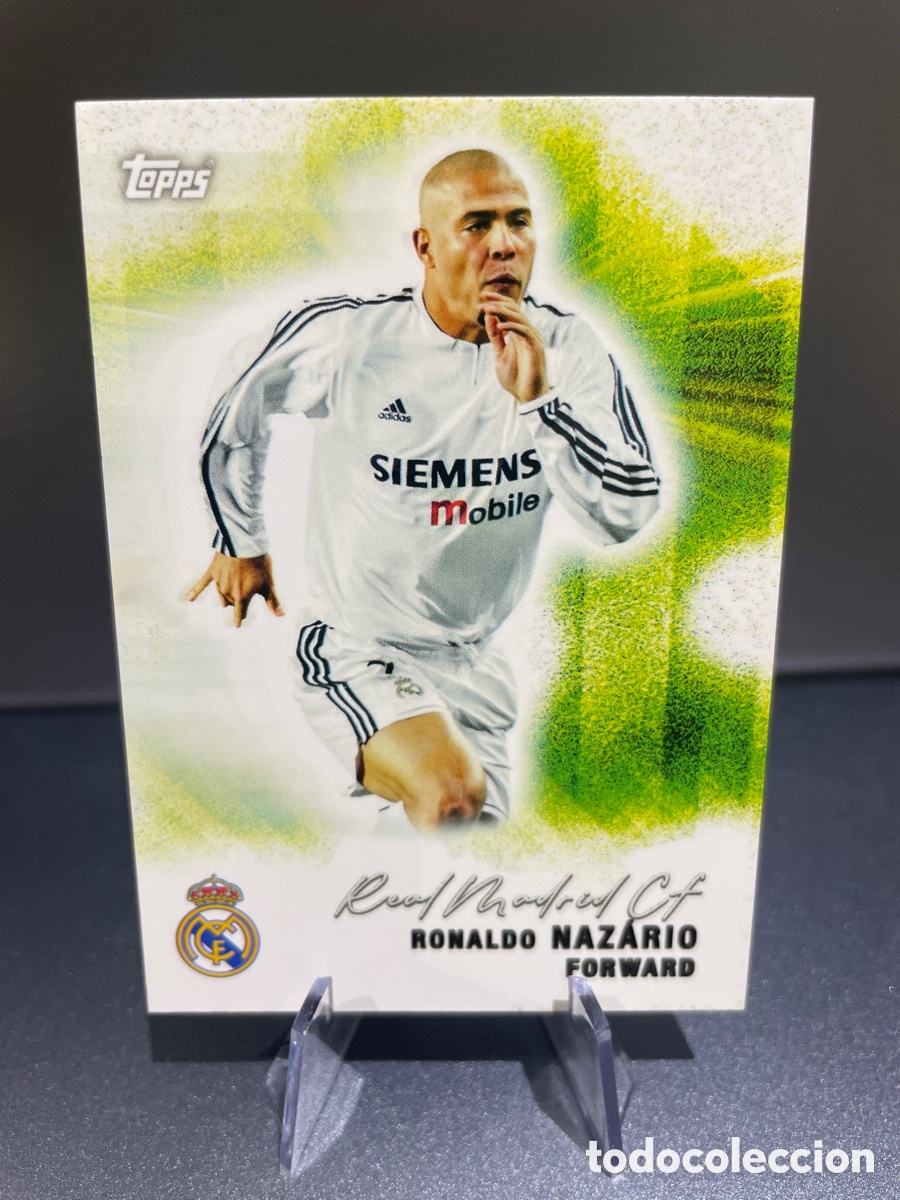 Cromos de F&uacute;tbol: Ronaldo Nazario 30 Pitch Pursuits Topps Team Set Real Madrid 2025-26