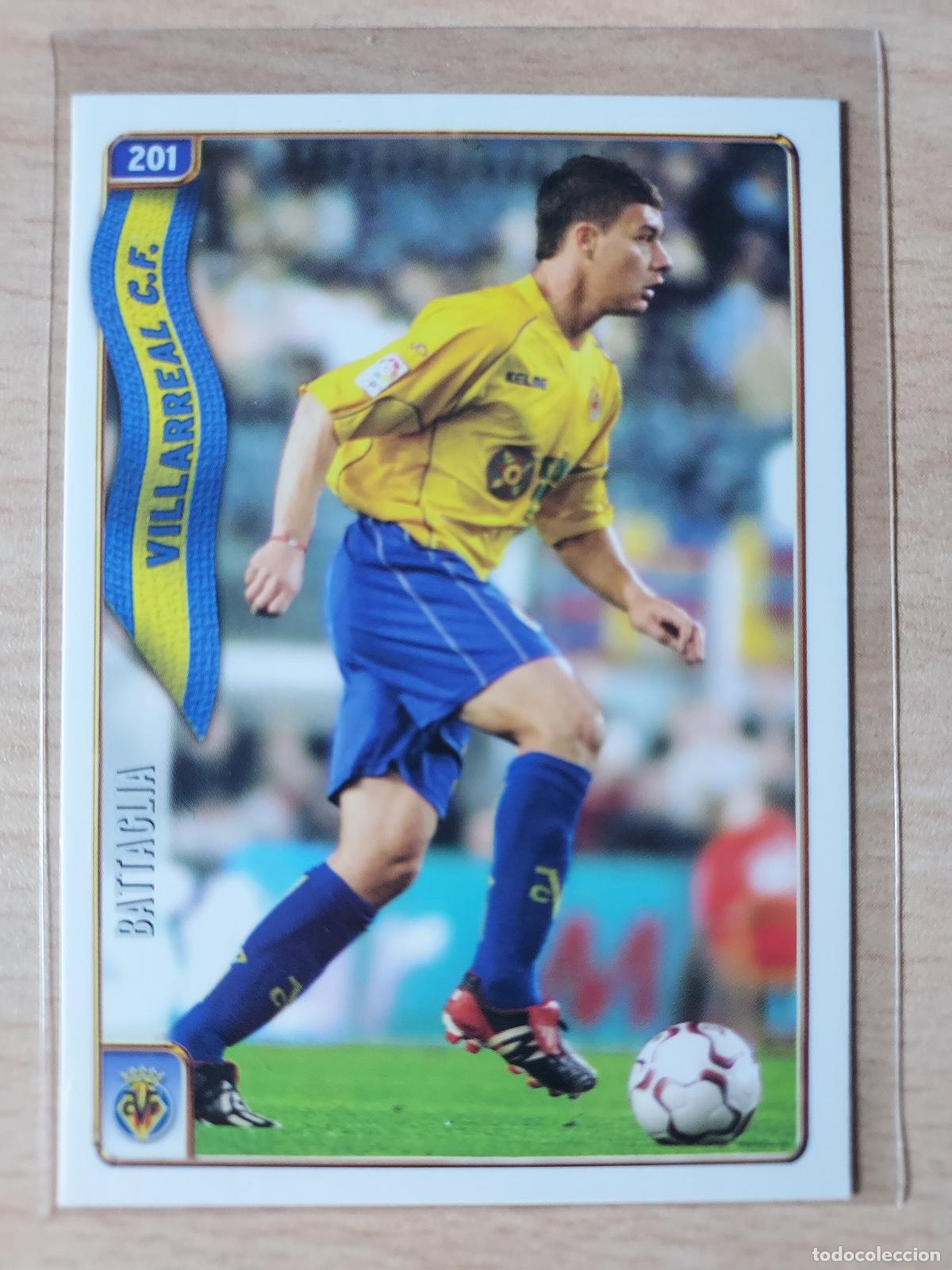 Football Stickers: 2004-2005 - 201 - BATTAGLIA - VILLARREAL CF - MUNDICROMO