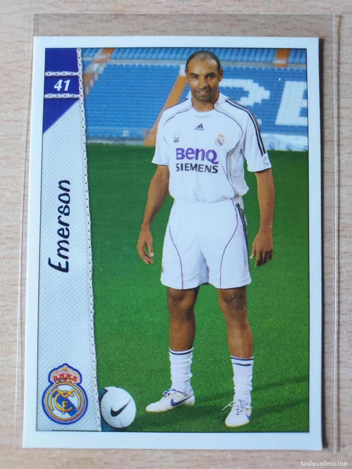 Cartes &agrave; collectionner de Football: 2006-2007 - 41 EMERSON - REAL MADRID - MUNDICROMO