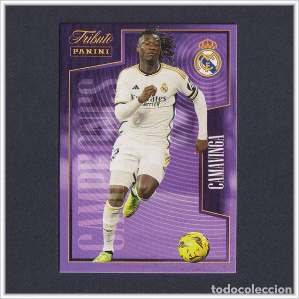 Cromos de F&uacute;tbol: TRIBUTO REAL MADRID 2023 2024 23 24 PANINI CAMAVINGA 16 COLECCI&Oacute;N LIGA ALBUM - NO MEGACRACKS