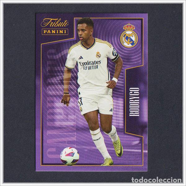 Cromos de F&uacute;tbol: TRIBUTO REAL MADRID 2023 2024 23 24 PANINI RODRYGO 15 COLECCI&Oacute;N LIGA ALBUM - NO MEGACRACKS
