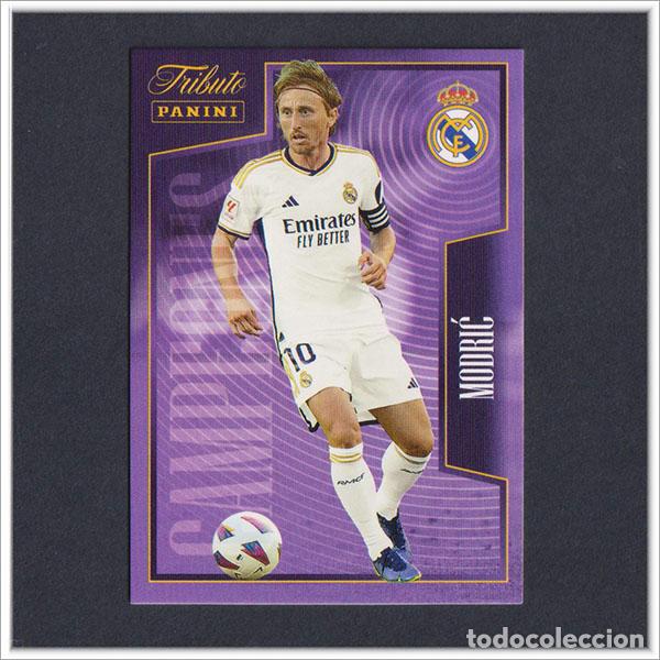 Cromos de F&uacute;tbol: TRIBUTO REAL MADRID 2023 2024 23 24 PANINI MODRIC 14 COLECCI&Oacute;N LIGA ALBUM - NO MEGACRACKS