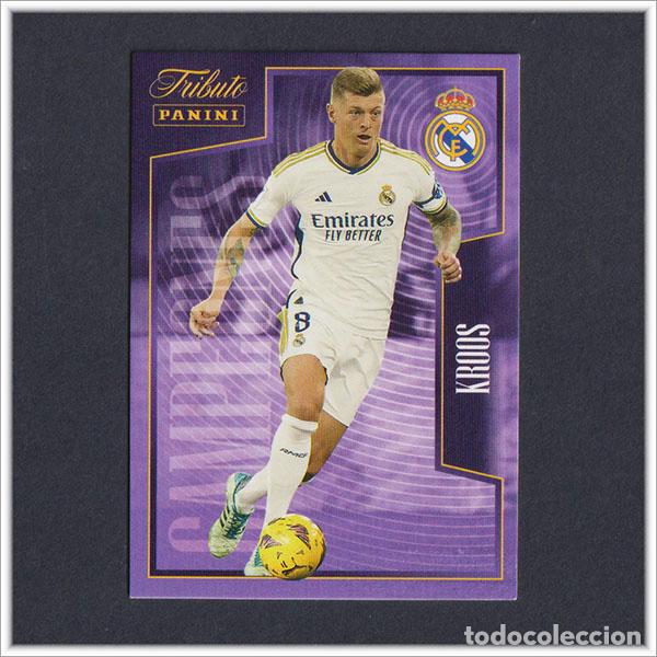 Cromos de F&uacute;tbol: TRIBUTO REAL MADRID 2023 2024 23 24 PANINI KROOS 13 COLECCI&Oacute;N LIGA ALBUM - NO MEGACRACKS