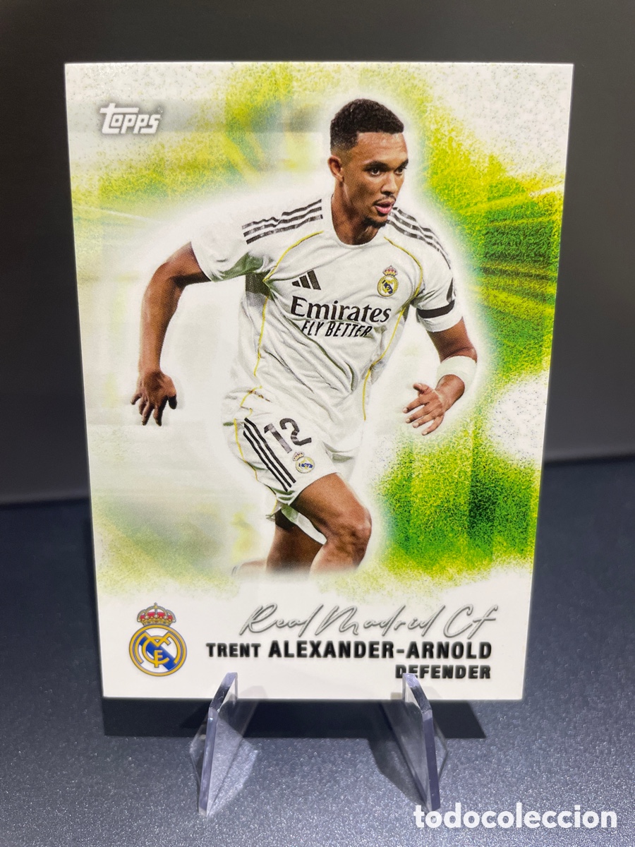 Cromos de F&uacute;tbol: Alexander-Arnold 27 Pitch Pursuits Topps Team Set Real Madrid 2025-26