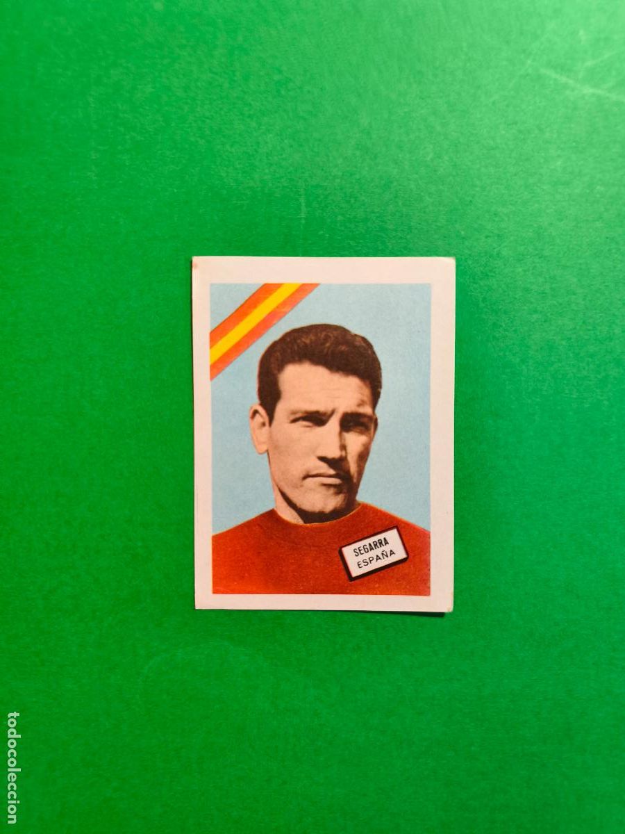 Football Stickers: CROMO SIN PEGAR MUNDIAL DE FUTBOL CHILE 1962 SEGARRA SELECCION ESPA&Ntilde;A