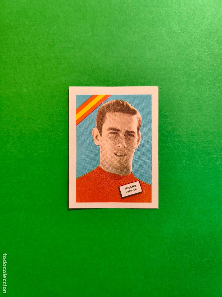 Football Stickers: CROMO SIN PEGAR MUNDIAL DE FUTBOL CHILE 1962 ADELARDO SELECCION ESPA&Ntilde;A
