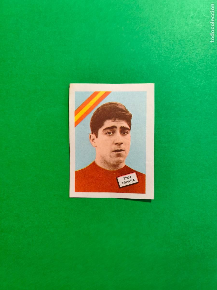 Football Stickers: CROMO SIN PEGAR MUNDIAL DE FUTBOL CHILE 1962 REIJA SELECCION ESPA&Ntilde;A