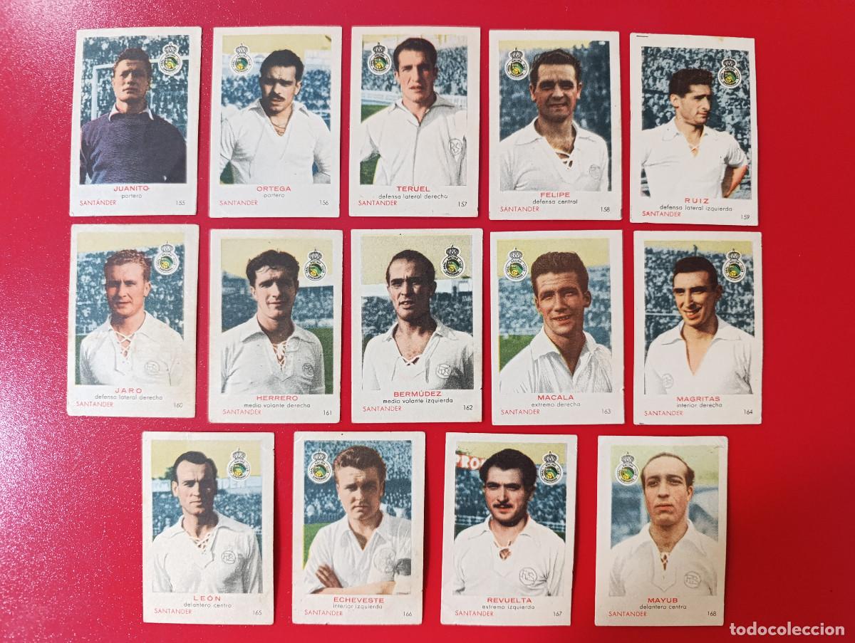 Football Stickers: FEDORA 50-51. EQUIPO COMPLETO DEL SANTANDER - CROMOS CIGARRILLOS FEDORA - LIGA 1950/1951