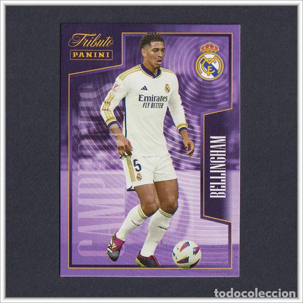 Figurine di Calcio: TRIBUTO REAL MADRID 2023 2024 23 24 PANINI JUDE BELLINGHAM 10 COLECCI&Oacute;N LIGA ALBUM - NO MEGACRACKS