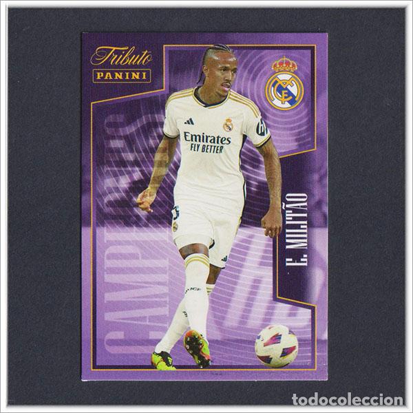 Figurine di Calcio: TRIBUTO REAL MADRID 2023 2024 23 24 PANINI MILITAO 8 COLECCI&Oacute;N LIGA ALBUM - NO MEGACRACKS