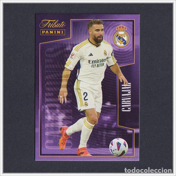 Figurine di Calcio: TRIBUTO REAL MADRID 2023 2024 23 24 PANINI CARVAJAL 7 COLECCI&Oacute;N LIGA ALBUM - NO MEGACRACKS