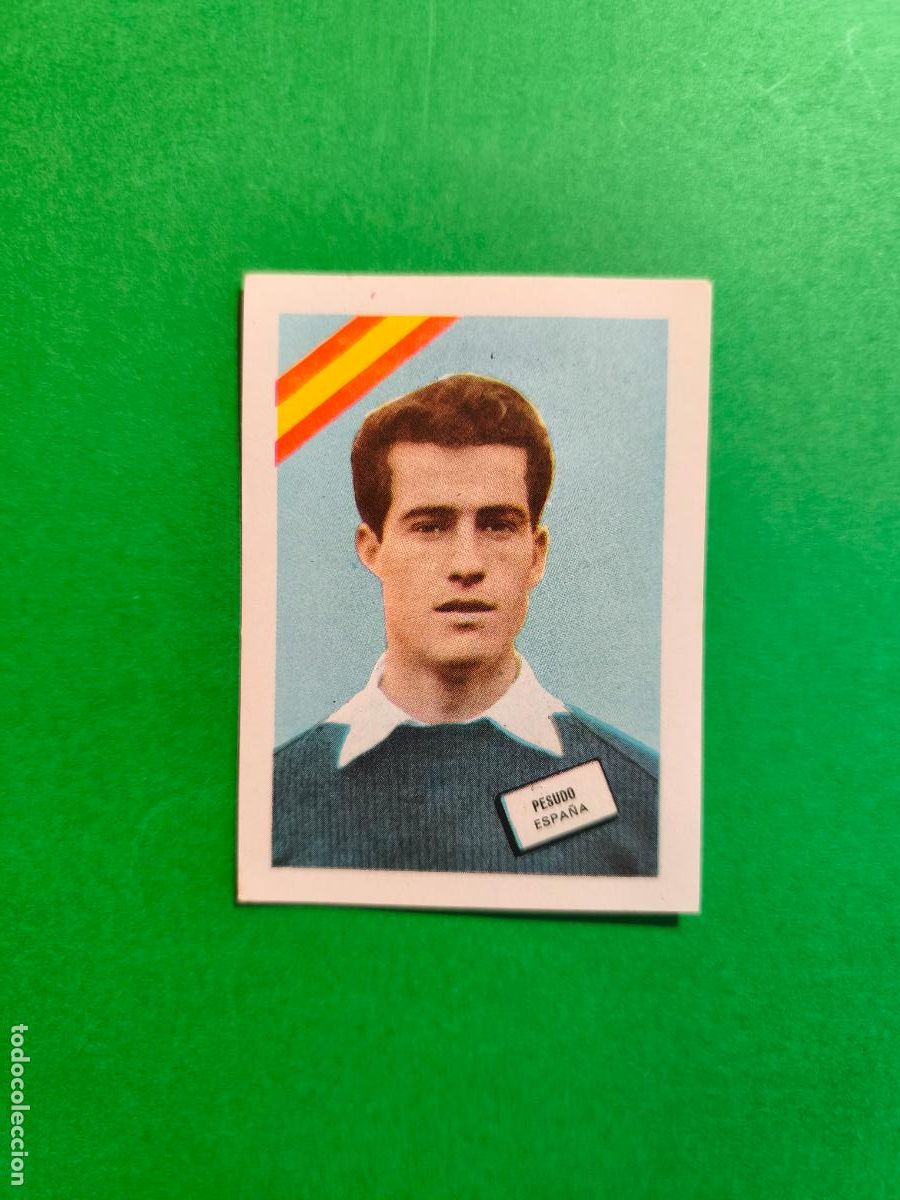Football Stickers: CROMO SIN PEGAR MUNDIAL DE FUTBOL CHILE 1962 PESUDO SELECCION ESPA&Ntilde;A