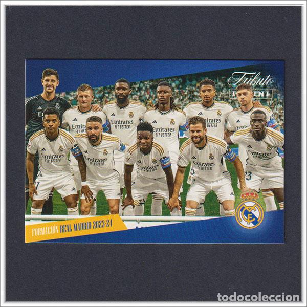 Figurine di Calcio: TRIBUTO REAL MADRID 2023 2024 23 24 PANINI KROOS BELLINGHAM VINICIUS 5 COLECCI&Oacute;N LIGA -NO MEGACRACKS