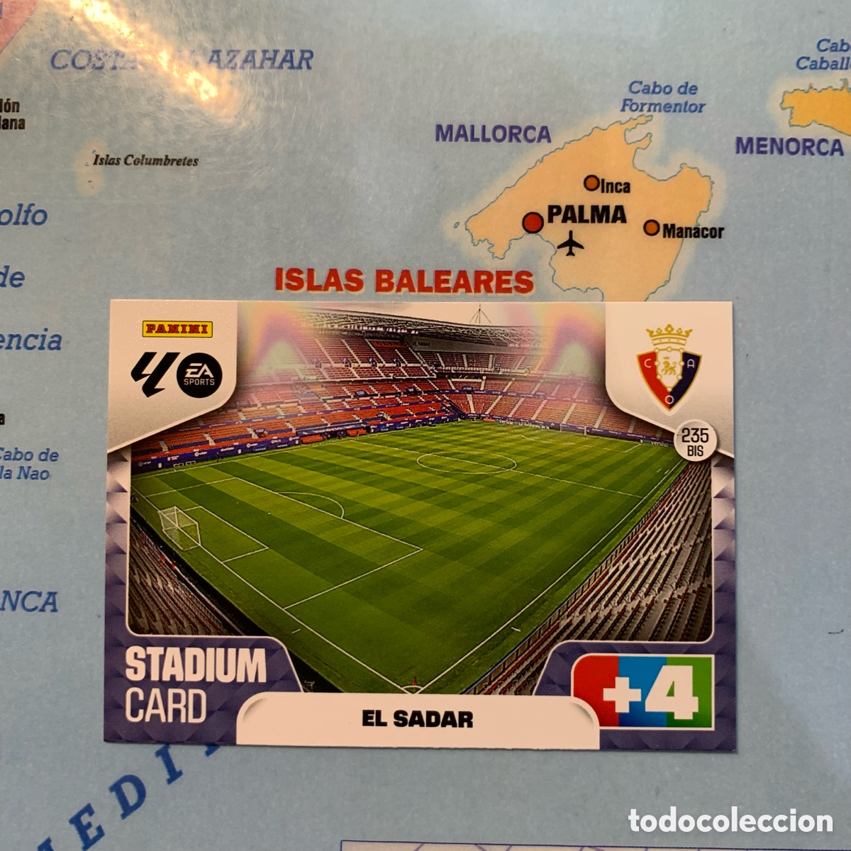 Figurine di Calcio: Stadium Card de Osasuna n&uacute;mero 235 Bis cromo adrenalyn XL 25-26 2025-2026