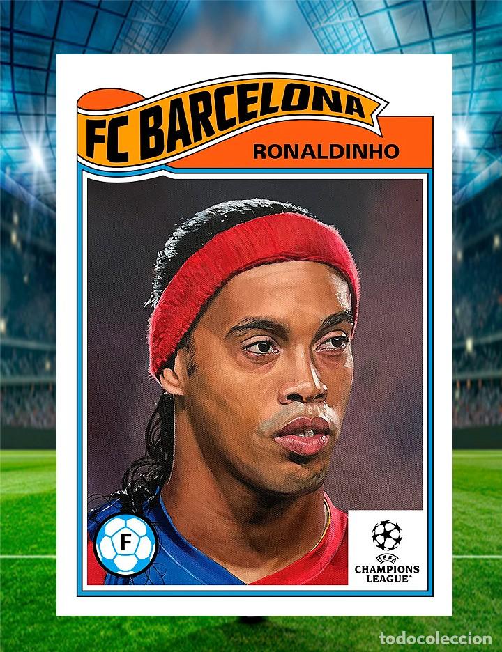 Figurine di Calcio: Ronaldinho - FC Barceloba - Living Set UCL - #874