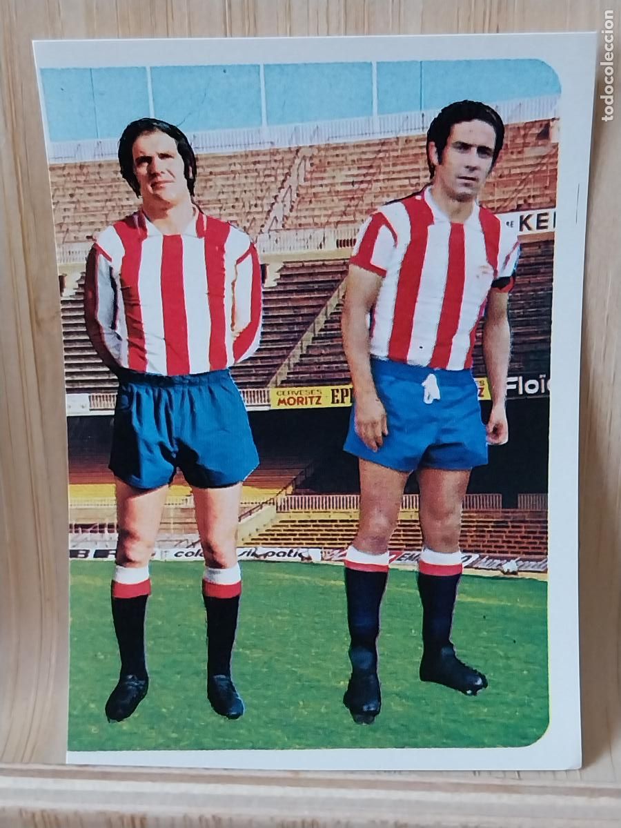 Figurine di Calcio: DE DIEGO - VALDES GIJON RUIROMER A&Ntilde;O 1975 75 76 CROMO 64 --**- SIN PEGAR NUNCA ROMERO