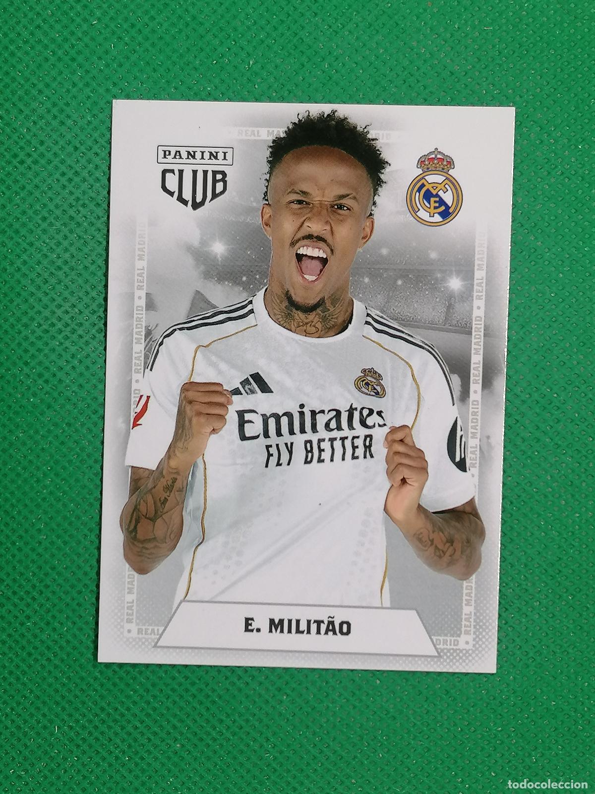 Cromos de F&uacute;tbol: 10 EDER MILITAO BASE CARD ⚽ PANINI CLUB REAL MADRID CARD 25 26 2025 2026 ⚽
