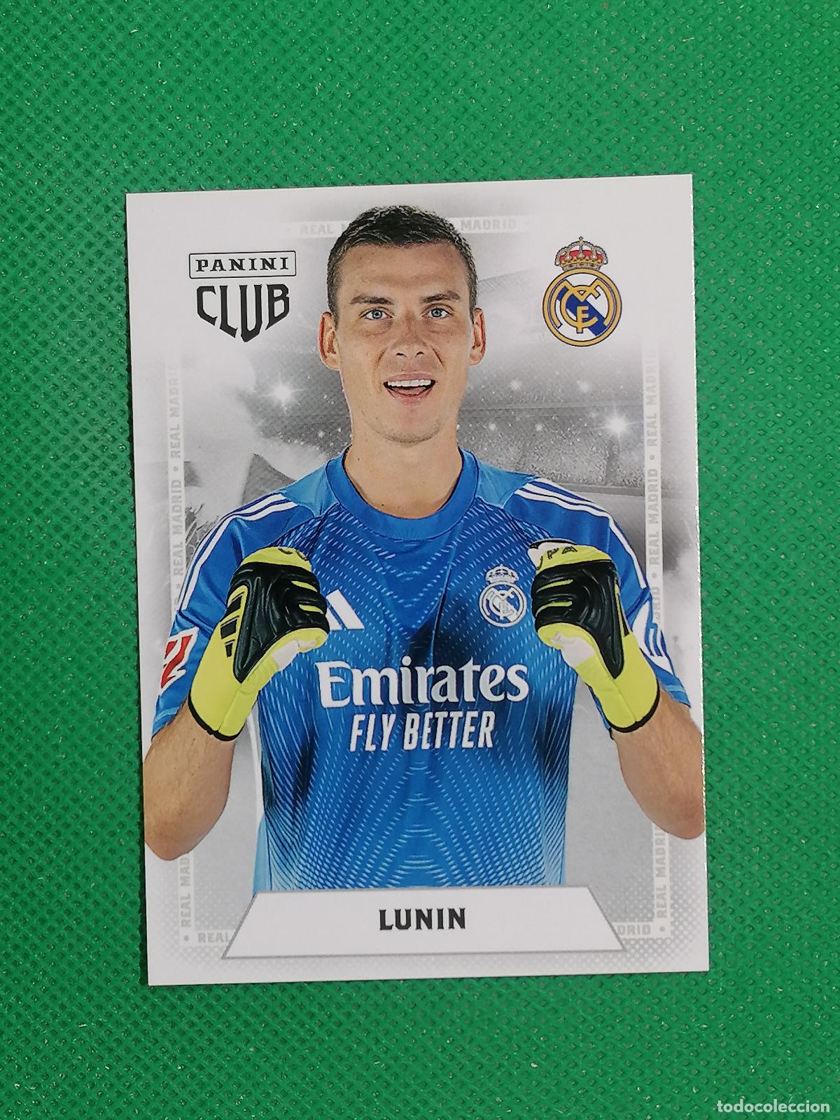 Cromos de F&uacute;tbol: 7 LUNIN BASE CARD ⚽ PANINI CLUB REAL MADRID CARD 25 26 2025 2026 ⚽