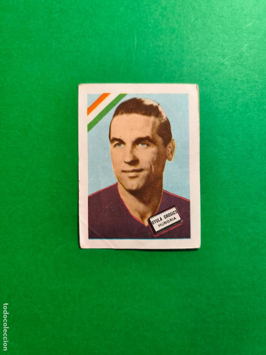 Football Stickers: CROMO YA PEGADO MUNDIAL DE FUTBOL CHILE 1962 GYULA GROSICS SELECCION HUNGRIA