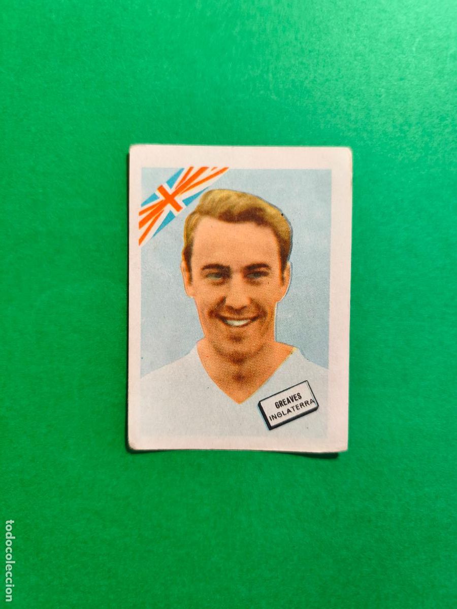 Cromos de F&uacute;tbol: CROMO YA PEGADO MUNDIAL DE FUTBOL CHILE 1962 GREAVES SELECCION INGLATERRA