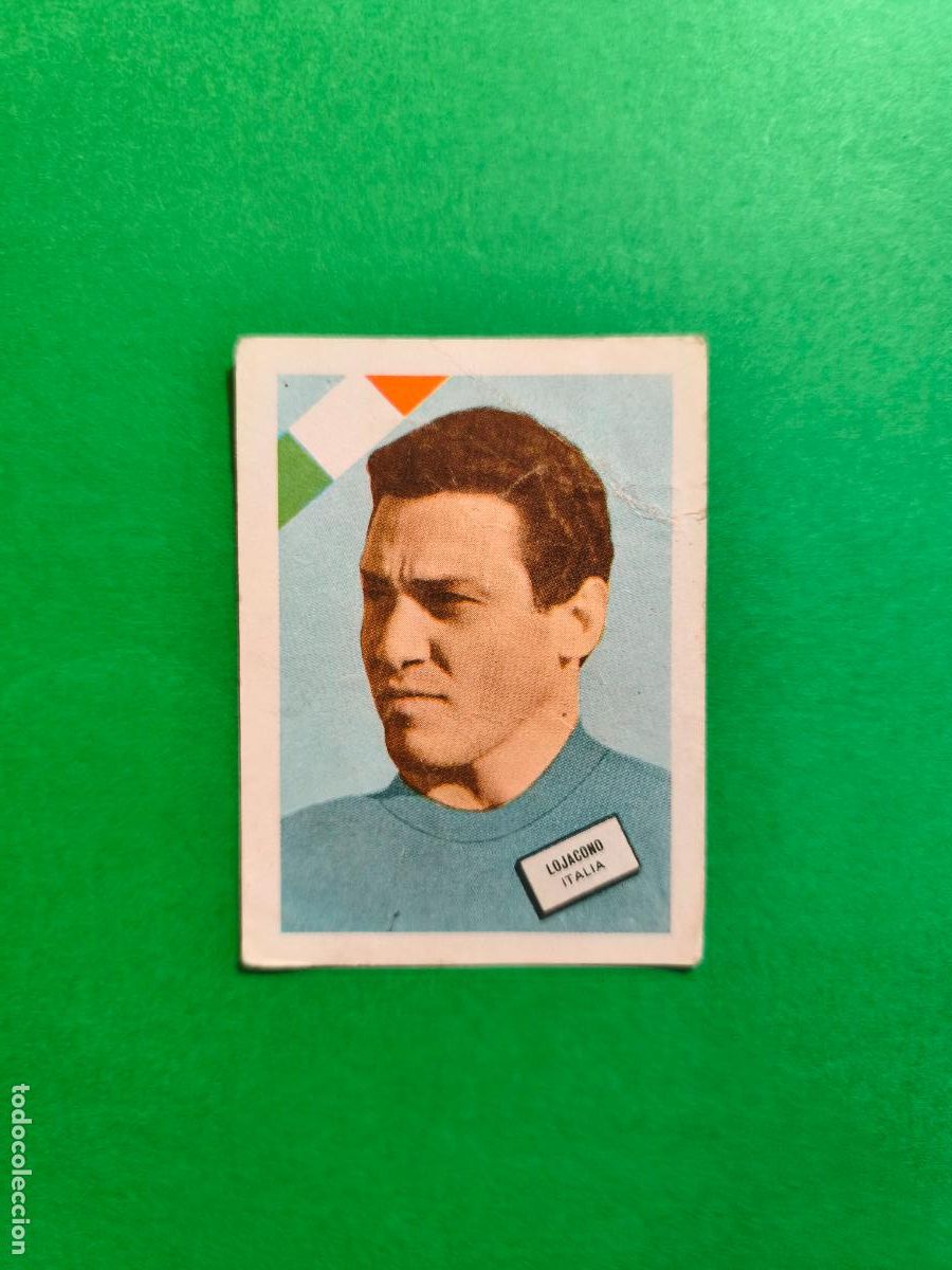 Fu&szlig;ball-Sticker: CROMO YA PEGADO MUNDIAL DE FUTBOL CHILE 1962 LOJACONO SELECCION ITALIA