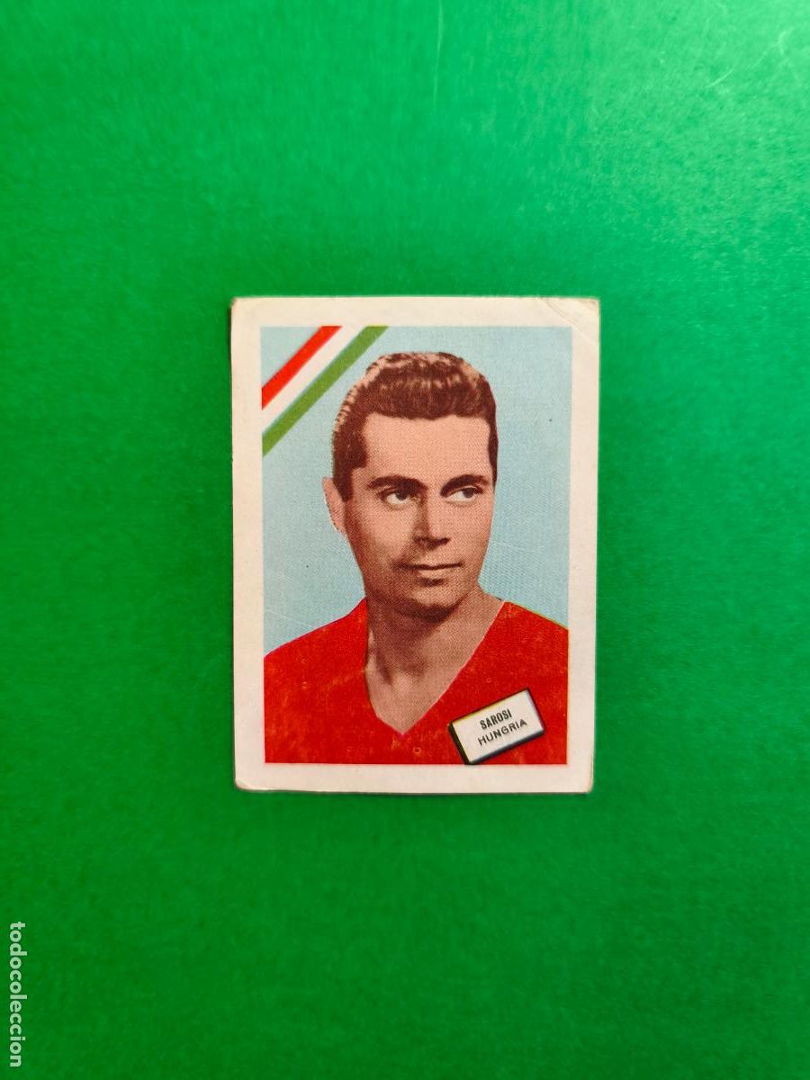 Football Stickers: CROMO YA PEGADO MUNDIAL DE FUTBOL CHILE 1962 SAROSI SELECCION HUNGRIA