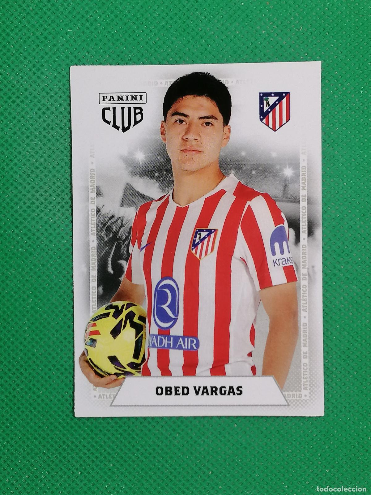 Cromos de F&uacute;tbol: 19 OBED VARGAS BASE CARD ⚽ PANINI CLUB ATLETICO MADRID CARD 25 26 2025 2026 ⚽